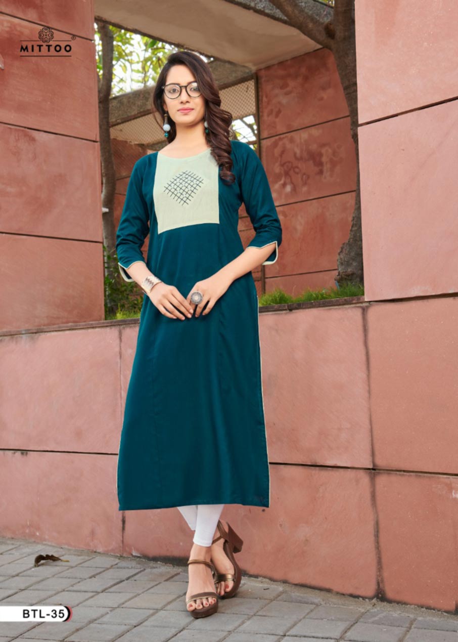 Rayon Straight Size Set Kurti Clothes Rayon Straight Size Set Kurti Clothes